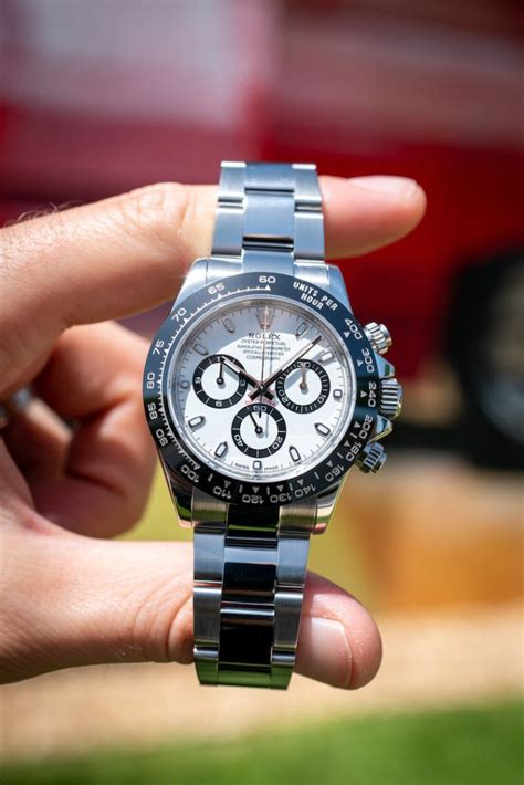 rolex daytona black vs white dial|rolex daytona meteorite dial.